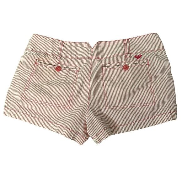 Roxy ~ Pink and White Striped Shorts ~ size 13 - Picture 3 of 8